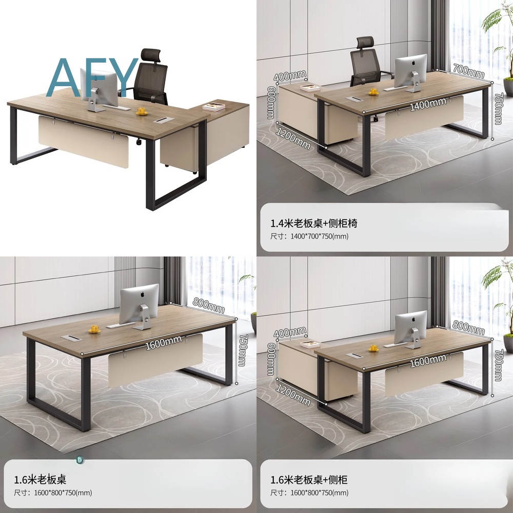 L Shaped Desk Setup - Conjunto de Mesa Executiva para Estação