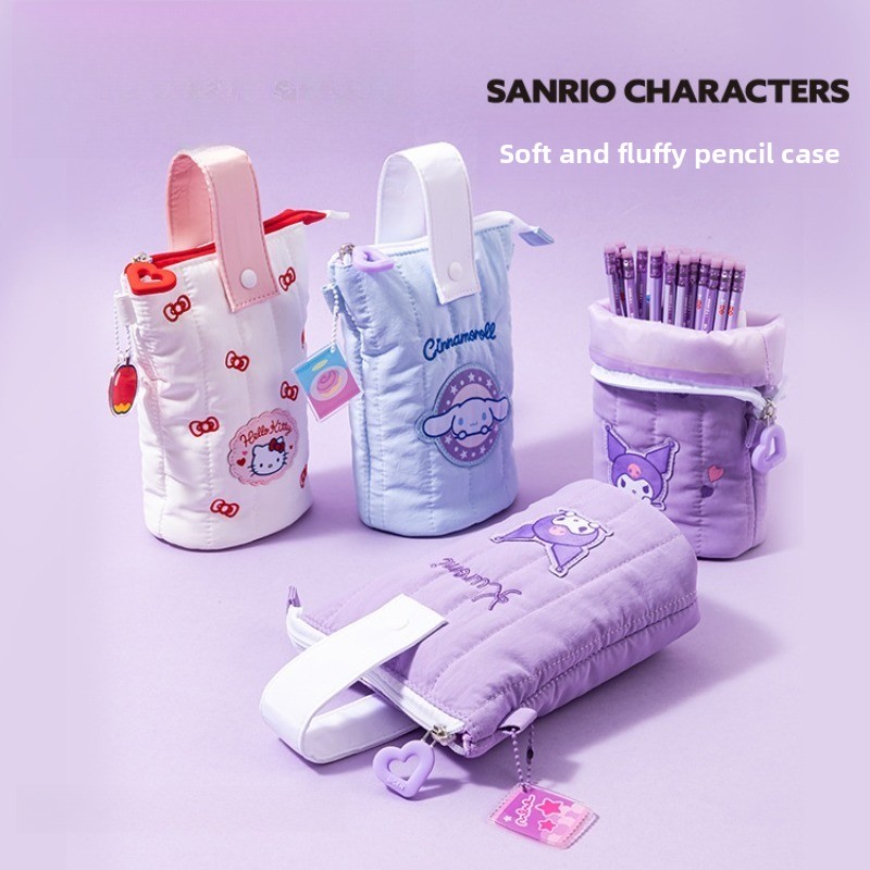 Desk Setup Editing - Estojo de Lápis Sanrio para Mulheres,