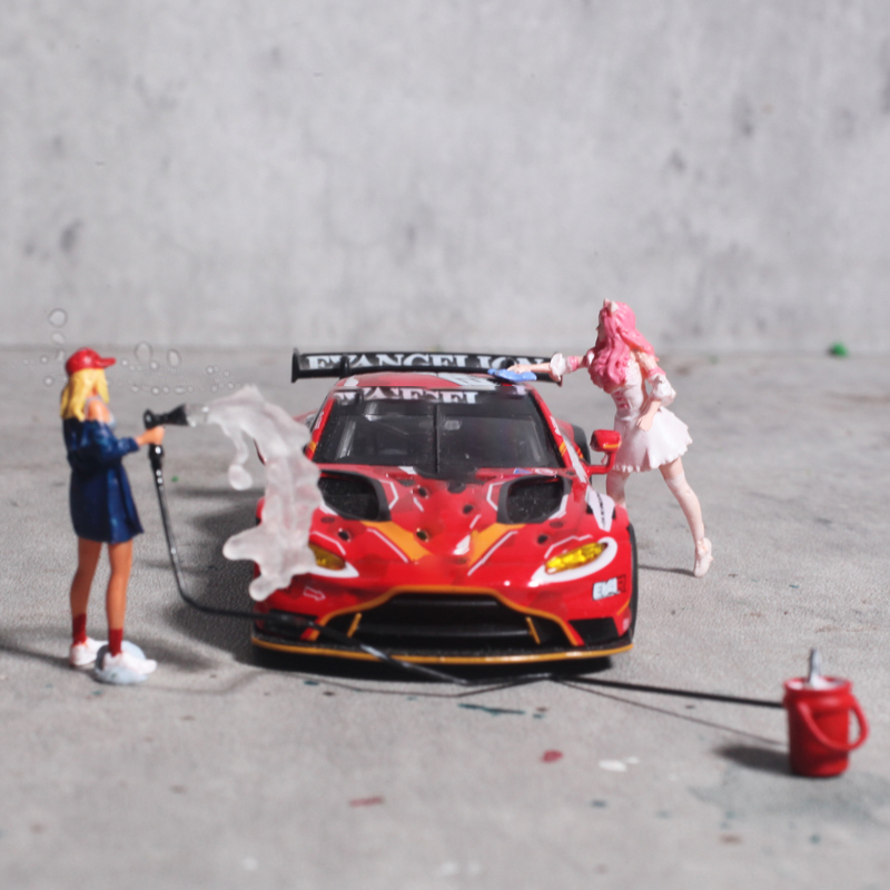 Desk Setup Girl - Mini lavagem de carro e reparo