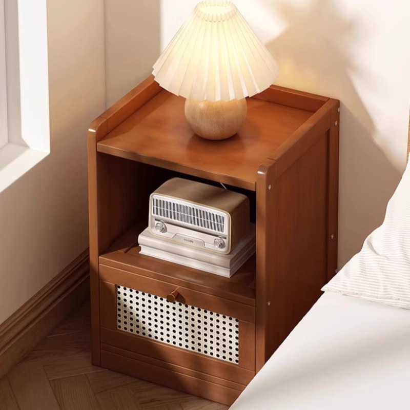 Drawer Organizer Bamboo - Armário de cabeceira de piso de