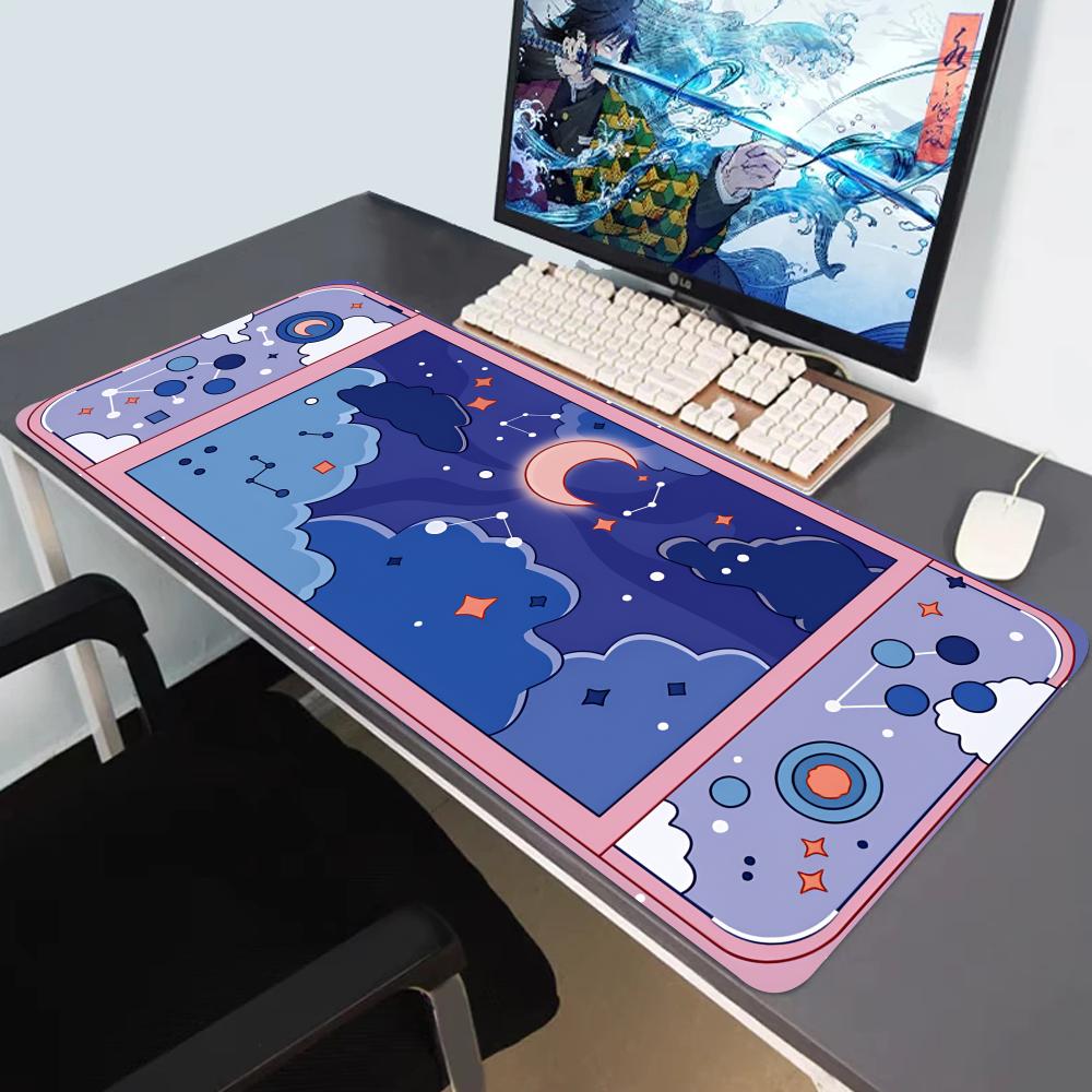 Desk Setup Aesthetic - Tapete de Mesa Grande HYBXAXC Lua