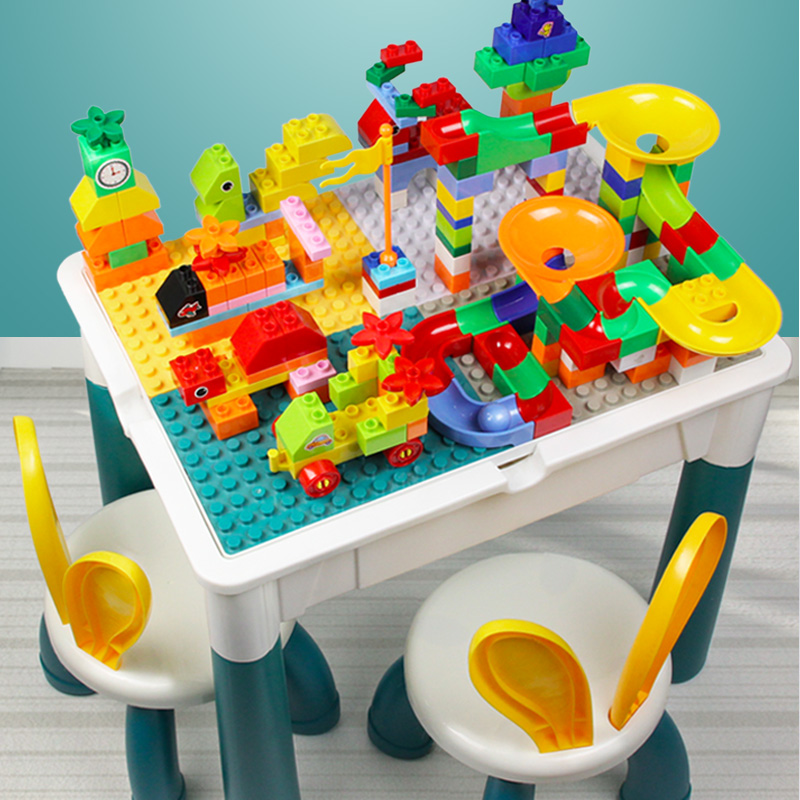 Desk Setup Girl - Mesa de Blocos de Construção Multifuncional