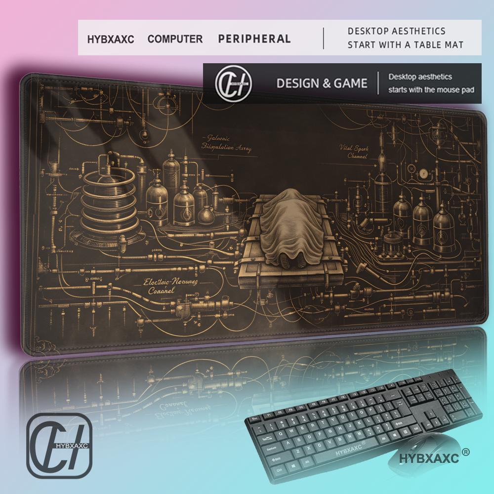 Desk Setup Aesthetic - Tapete de Mesa Frankenstein HYBXAXC, Mousepad