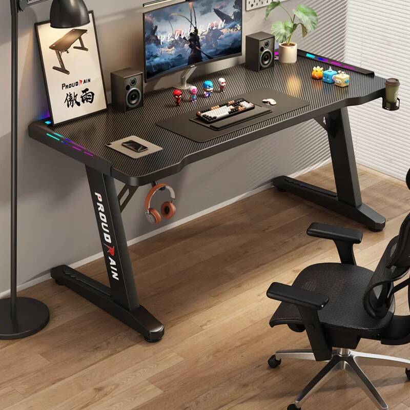 L Shaped Desk Setup - Mesa de Computador para Jogos, Notebook,