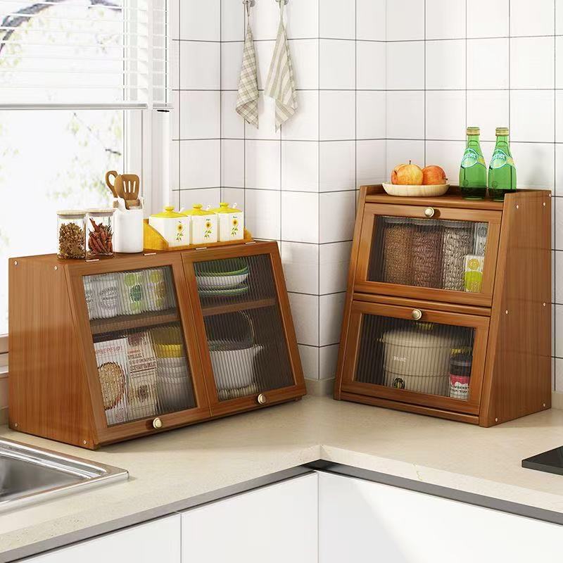 Drawer Organizer Bamboo - Armário de armazenamento de cozinha de