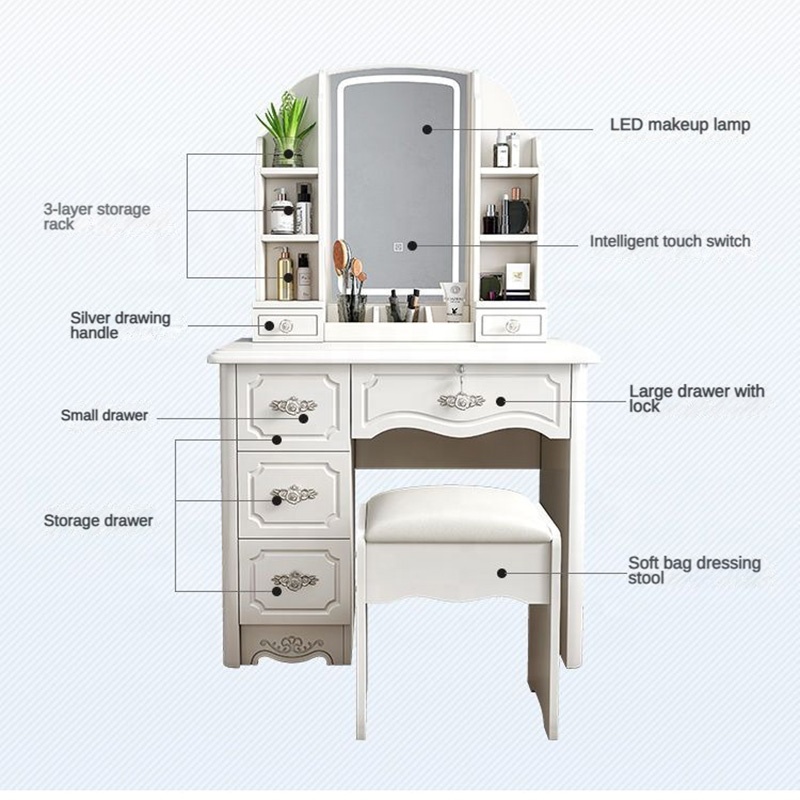 Conjunto de Mesas de Maquiagem - Desk Setup Simple avaliação e preço