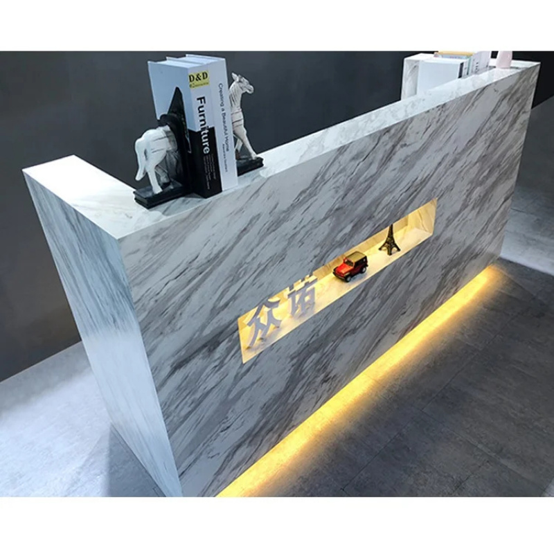 Balcão de Caixa Moderno e Simp - Desk Setup Simple avaliação e preço