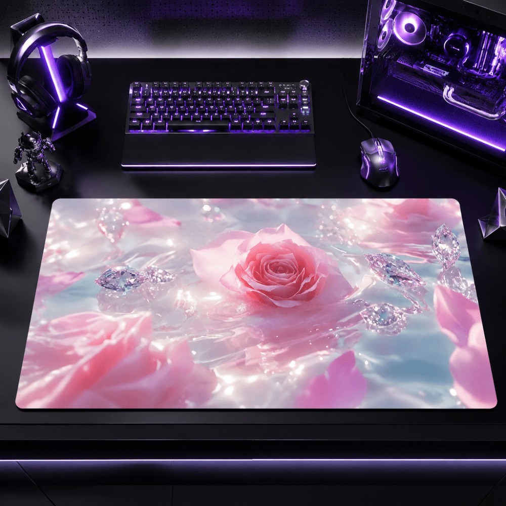 Marca d'água original de rosa  - Desk Setup Simple avaliação e preço