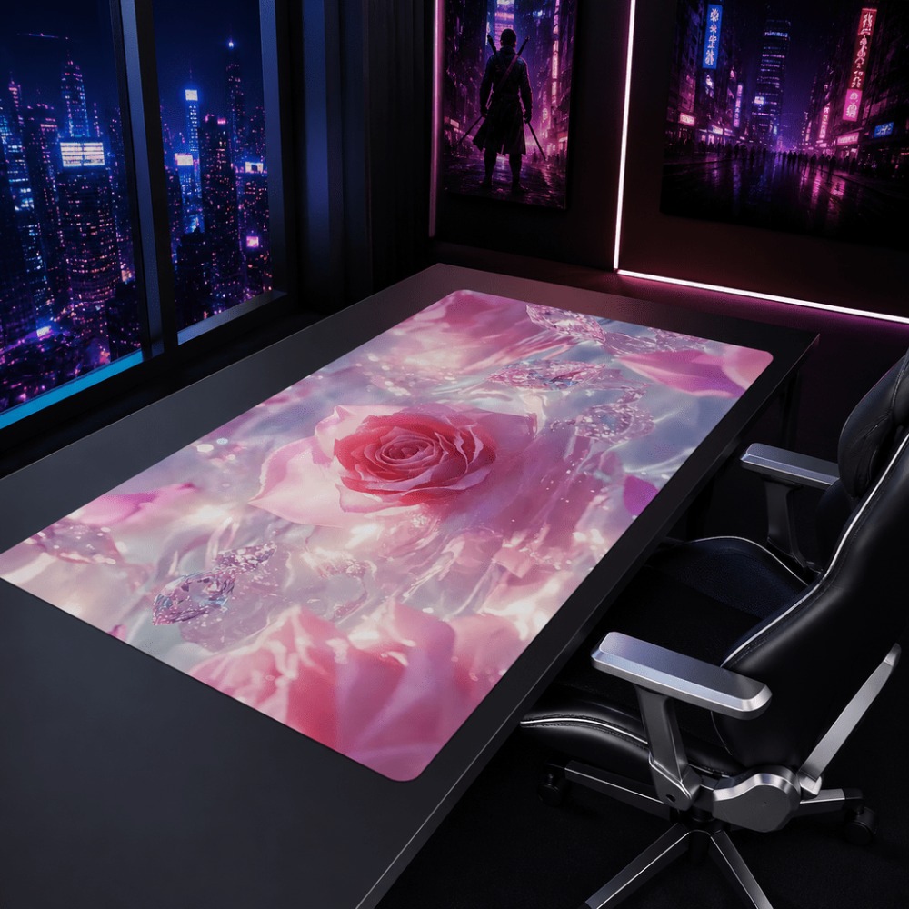 Marca d'água original de rosa  - Desk Setup Simple avaliação e preço