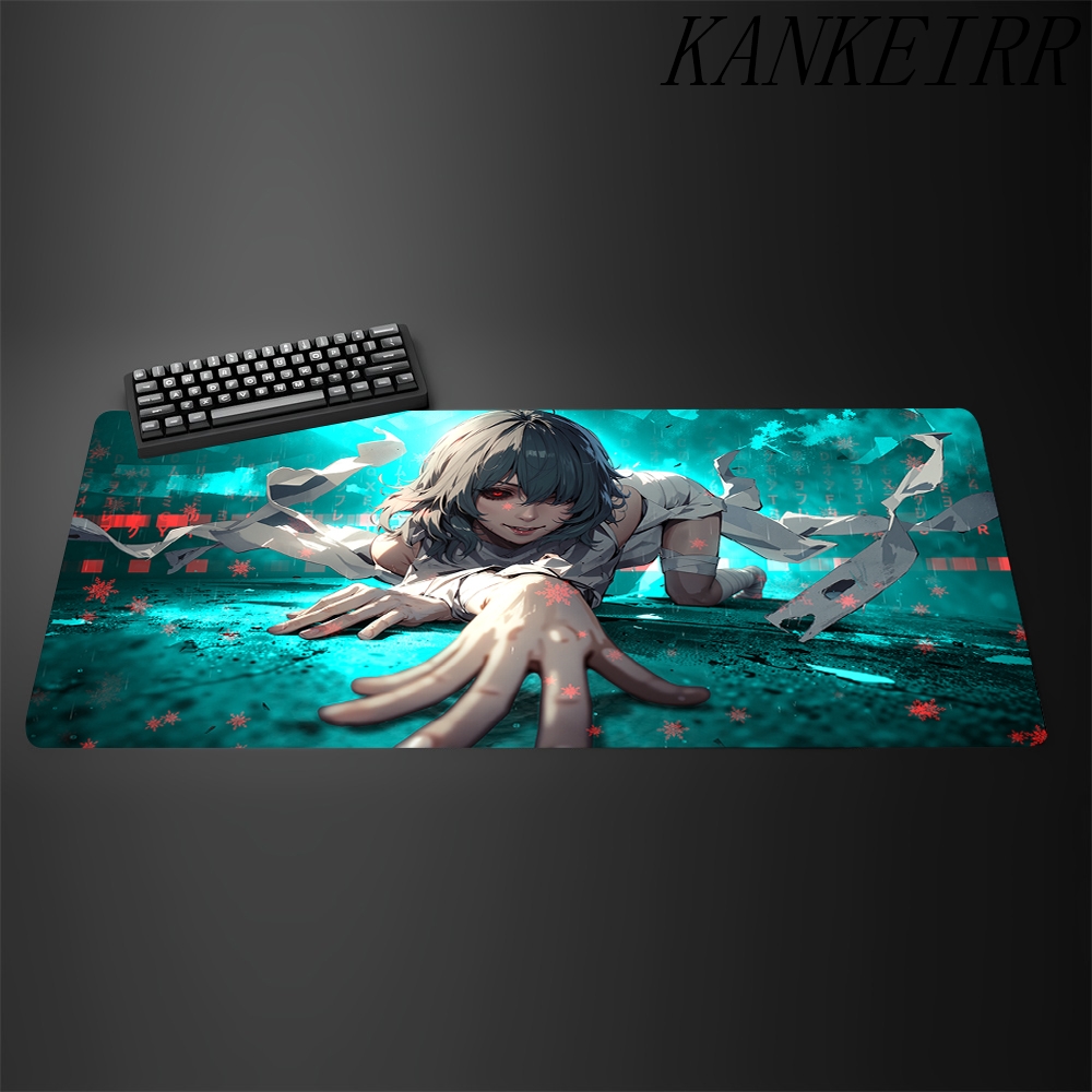 Japão anime tokyo ghoul mouse  - Desk Setup Black And White avaliação e preço