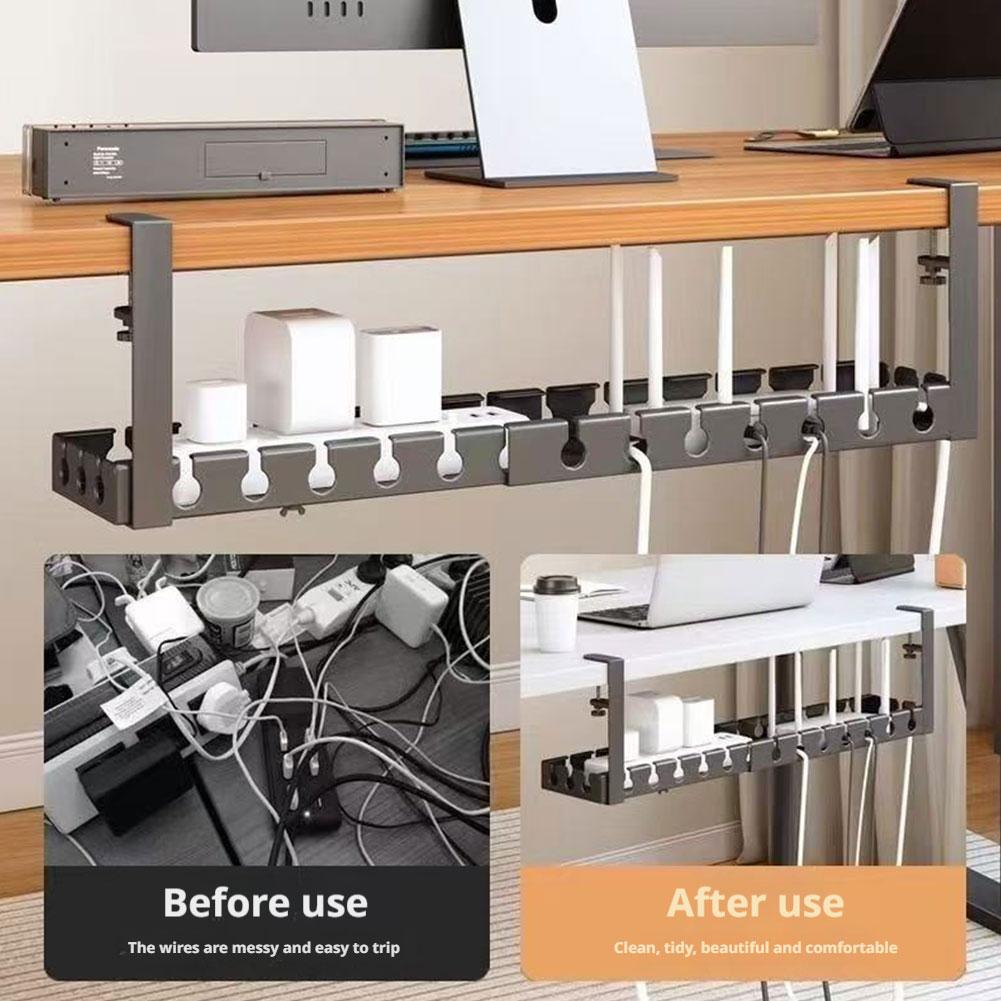 Extensível sob a mesa gerencia - Desk Setup Organizer avaliação e preço