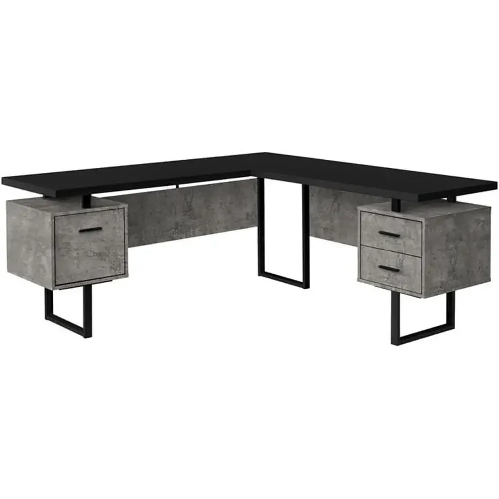 Mesa de Computador em L de 70  - L Shaped Desk Setup avaliação e preço