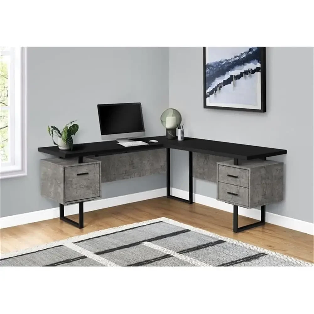 Mesa de Computador em L de 70  - L Shaped Desk Setup avaliação e preço