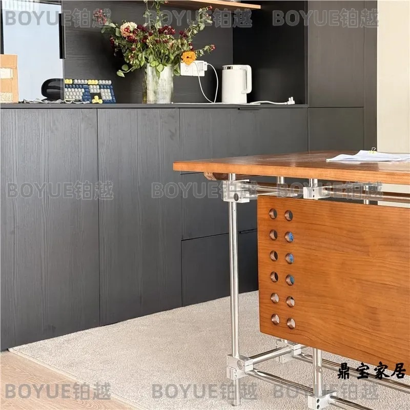 Mesa de Madeira Sólida Bauhaus - L Shaped Desk Setup avaliação e preço