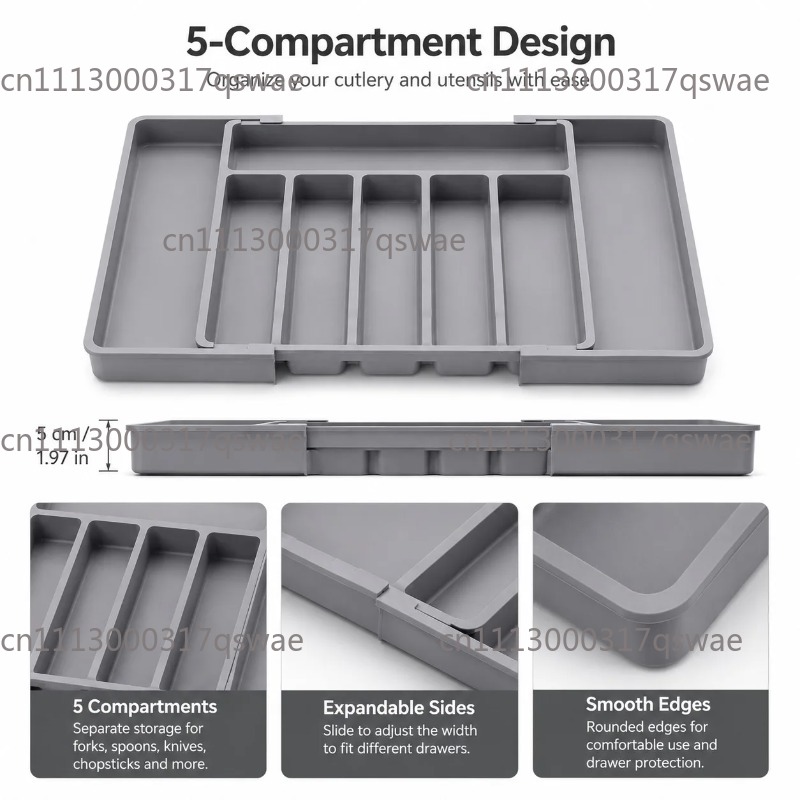 Organizador de Talheres Expans - Drawer Organizer Bamboo avaliação e preço