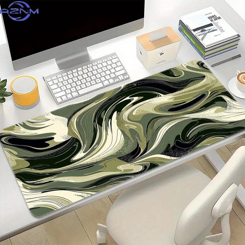 1pc Mouse Pad Extra Grande par - Desk Setup Black And White avaliação e preço