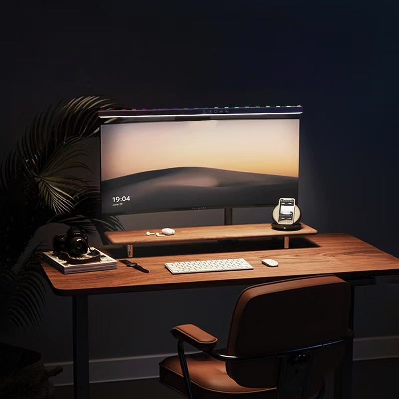 Lâmpada de mesa suspensa com l - Desk Setup Computer avaliação e preço