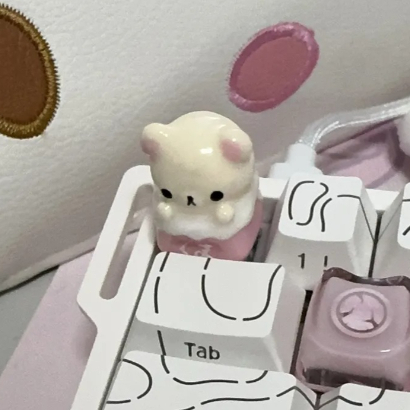 Keycaps Kawaii Rilakkuma: Tecl - Desk Setup Girl avaliação e preço