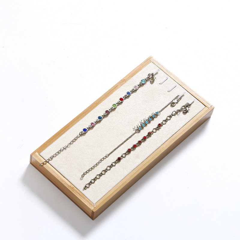 Bambu bege jóias anéis display - Drawer Organizer Bamboo avaliação e preço