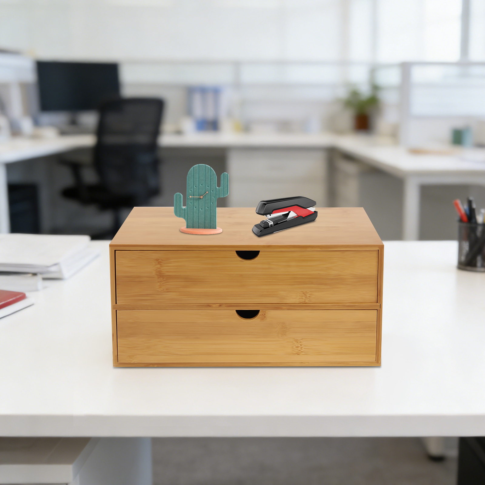 Organizador de Mesa, Caixa de  - Drawer Organizer Bamboo avaliação e preço