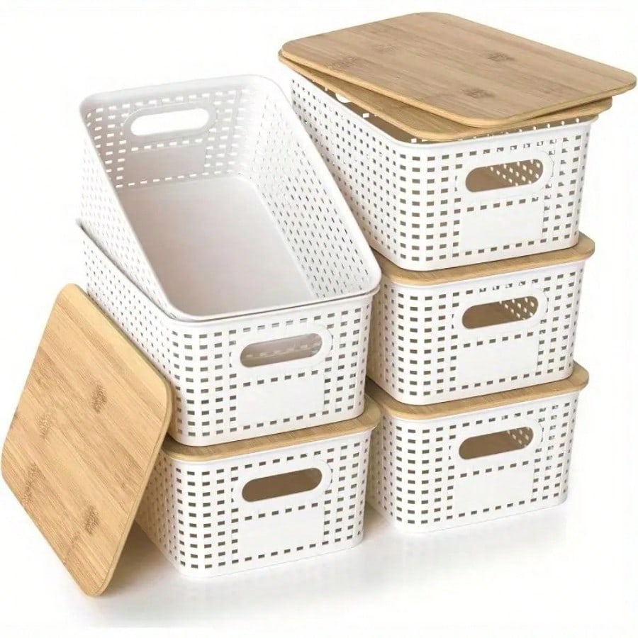 Conjunto de 6 Caixas de Armaze - Drawer Organizer Bamboo avaliação e preço
