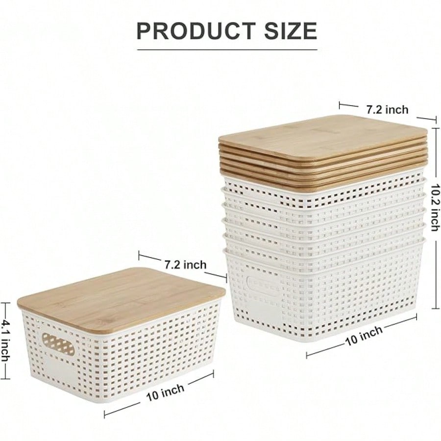 Conjunto de 6 Caixas de Armaze - Drawer Organizer Bamboo avaliação e preço