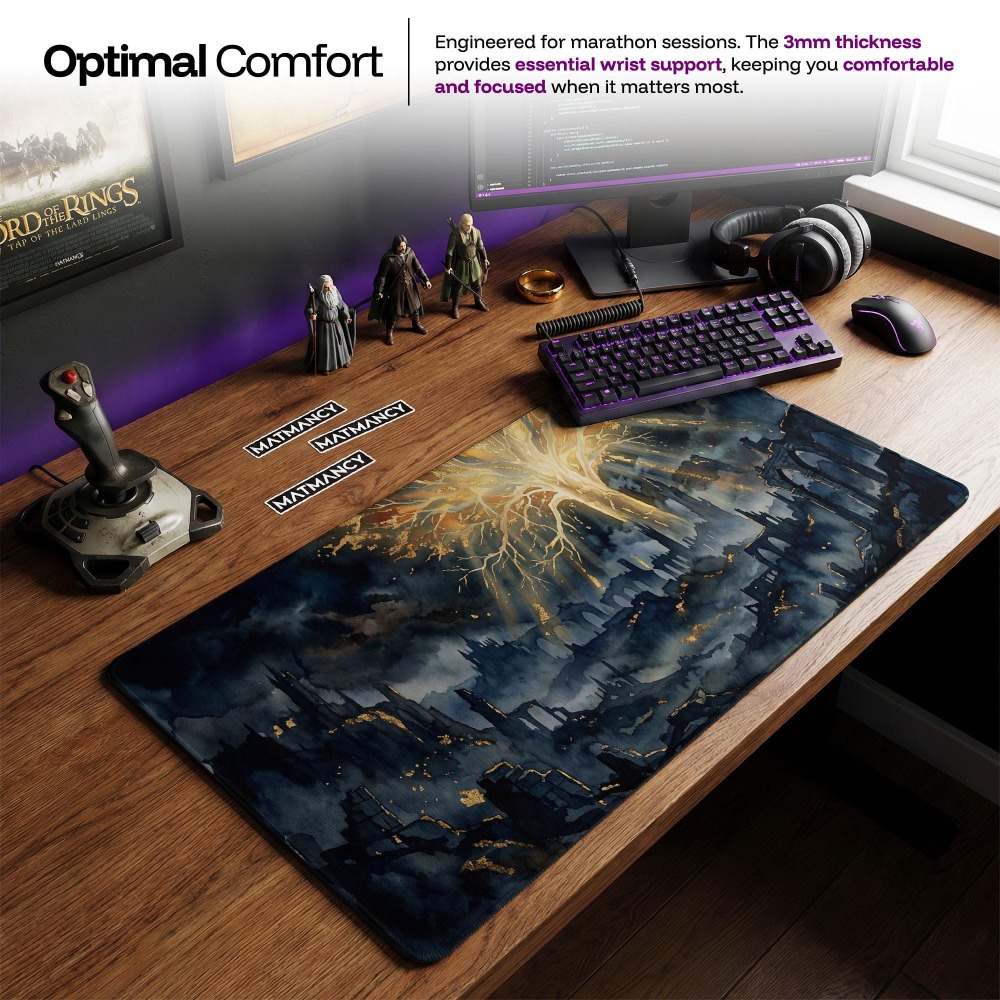 Tapete de mesa, tapete de mous - Desk Setup Simple avaliação e preço