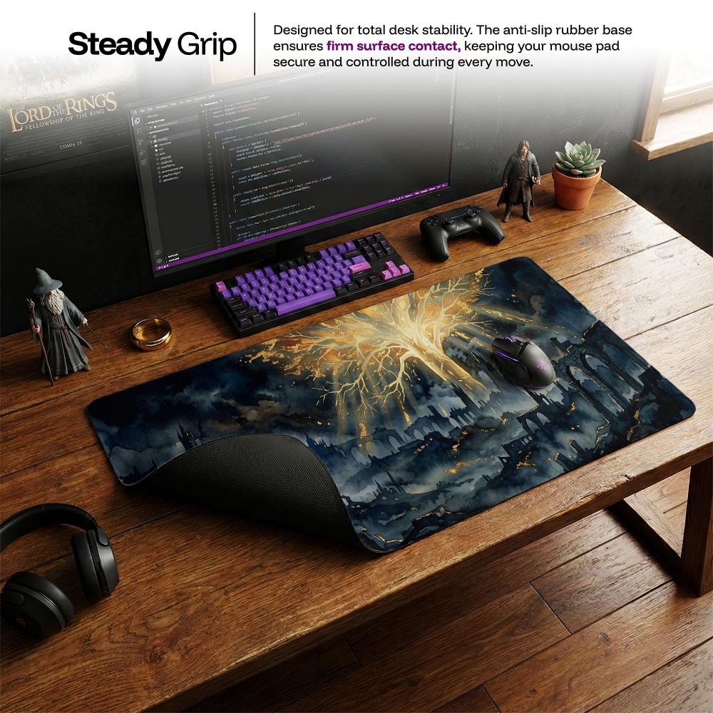 Tapete de mesa, tapete de mous - Desk Setup Simple avaliação e preço