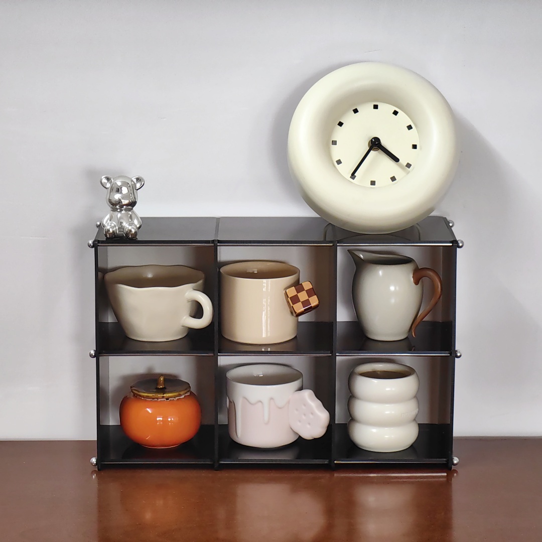 Prateleira de exibição acrílic - Desk Setup Organizer avaliação e preço
