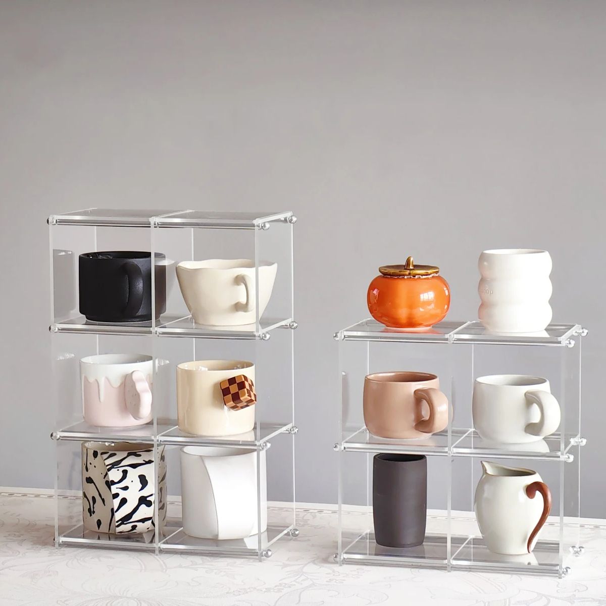 Prateleira de exibição acrílic - Desk Setup Organizer avaliação e preço