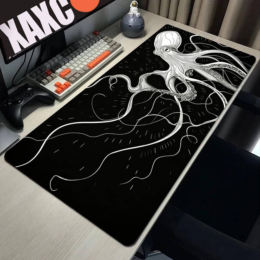 Mouse Pad Octopus HYBXAXC, Mou - Desk Setup Black And White avaliação e preço
