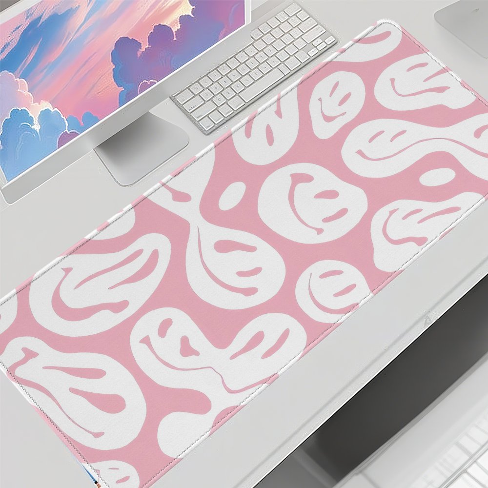 Tapete de Mesa Rosa Estético G - Desk Setup Aesthetic avaliação e preço