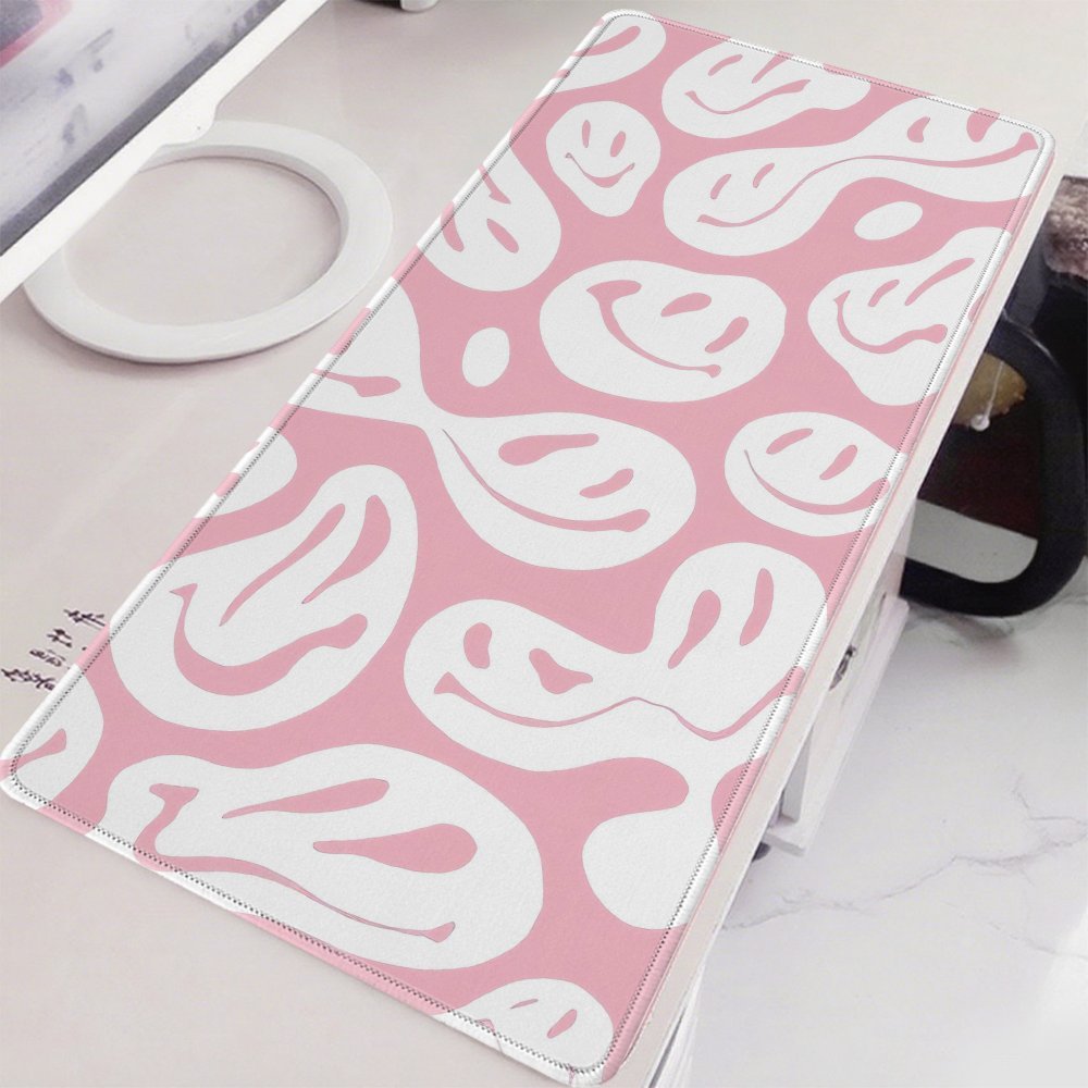 Tapete de Mesa Rosa Estético G - Desk Setup Aesthetic avaliação e preço