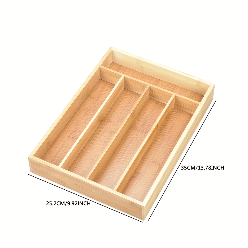 Organizador de Gavetas de Cozi - Drawer Organizer Bamboo avaliação e preço