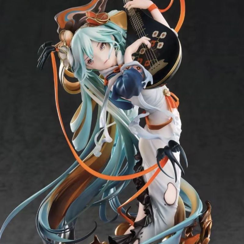 1/8 pvc cabelo longo hatsune c - Desk Setup Editing avaliação e preço