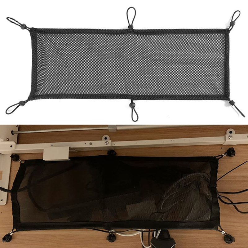 Sob Mesa Cable Management Net, - Desk Setup Organizer avaliação e preço