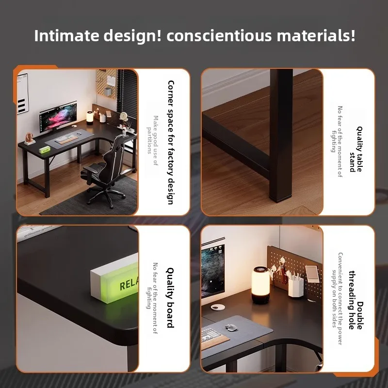 Mesa de computador Mesa de can - L Shaped Desk Setup avaliação e preço