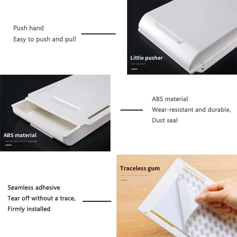 Caixa de Armazenamento Oculta, - Desk Setup Organizer avaliação e preço