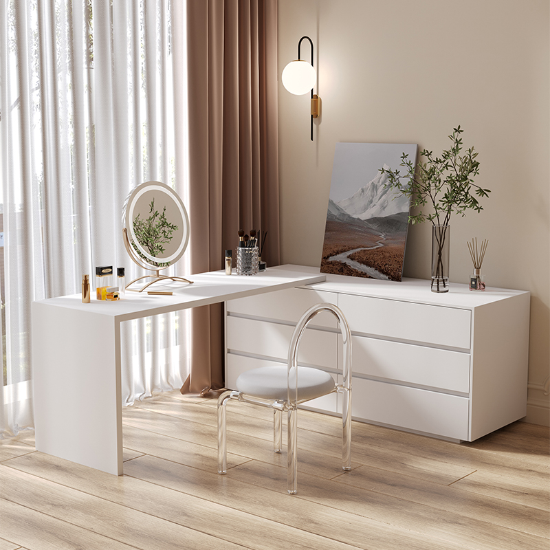 Cômoda, multiuso plana em form - L Shaped Desk Setup avaliação e preço