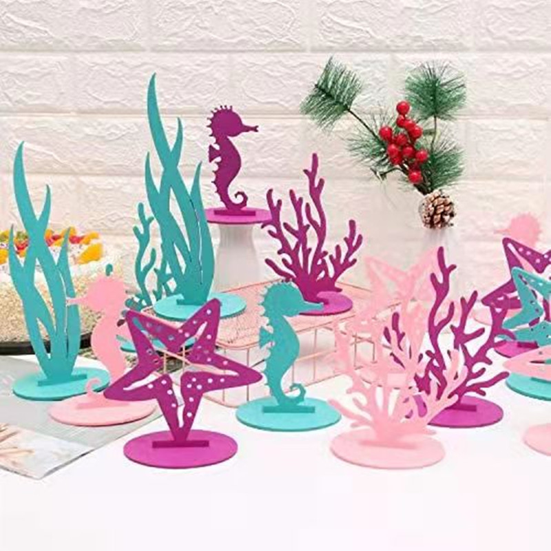 2 pçs diy sereia festa pequena - Desk Setup Girl avaliação e preço