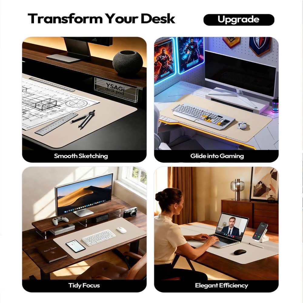 Mousepad e tapete de mesa anti - Desk Setup Simple avaliação e preço