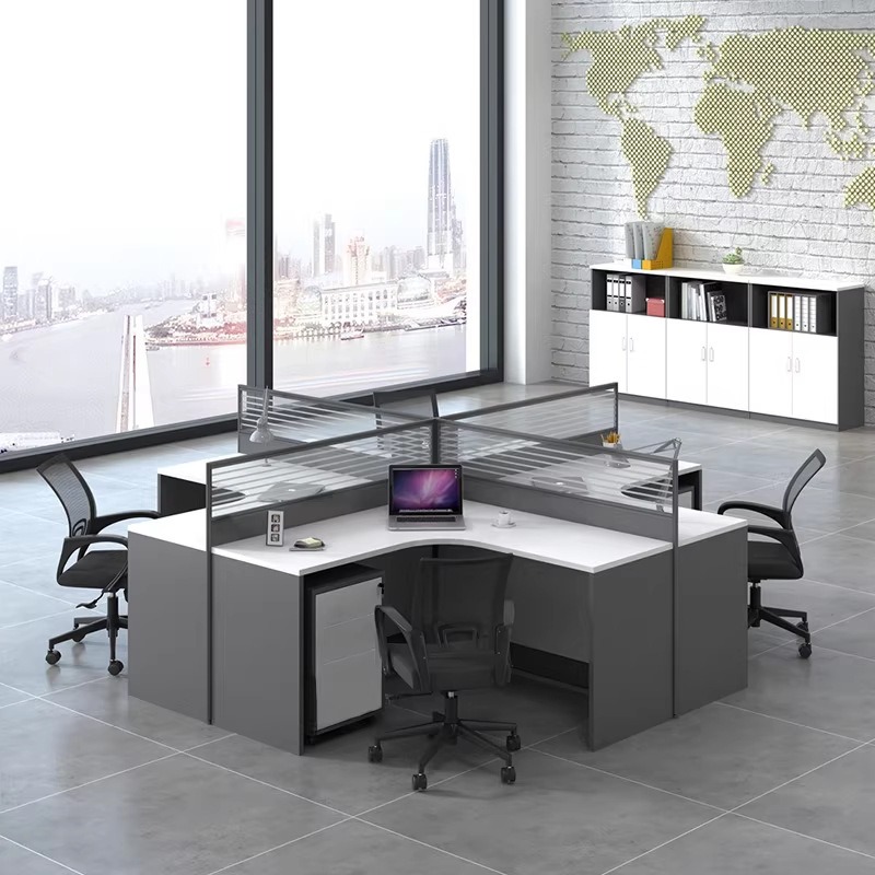 Mesa de Escritório Branca para - L Shaped Desk Setup avaliação e preço
