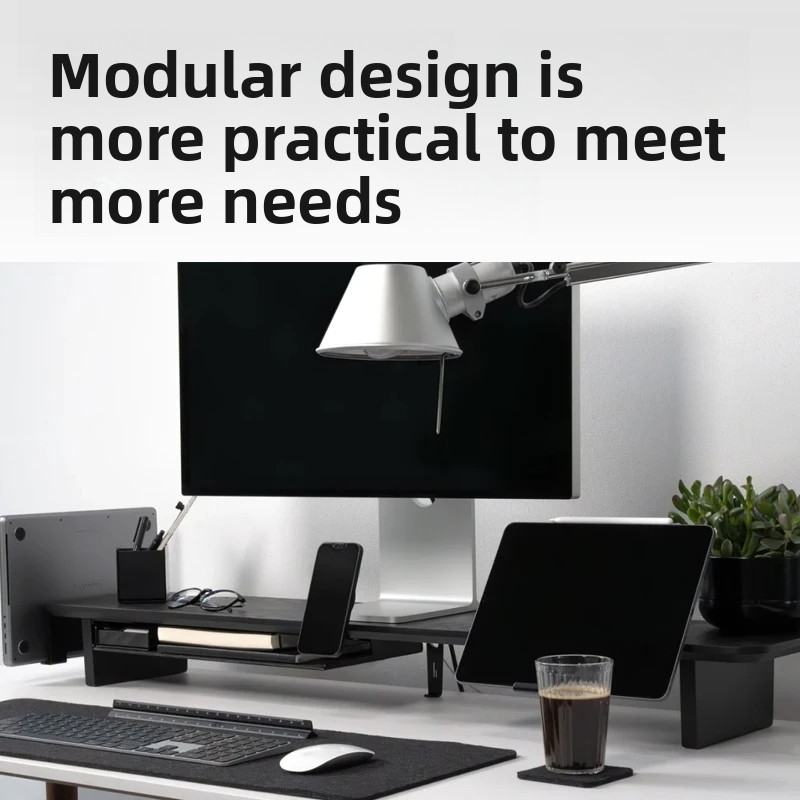 Monitor de madeira maciça rise - Desk Setup Organizer avaliação e preço