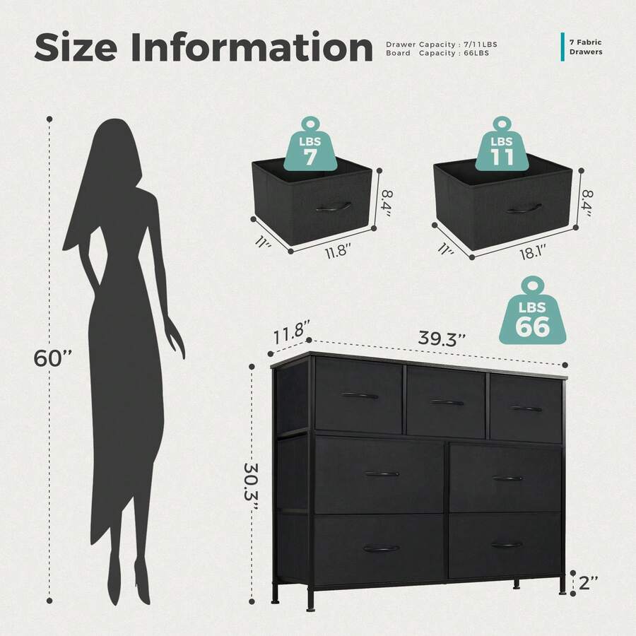 Cômoda para Quarto com 7 Gavet - Drawer Organizer Bamboo avaliação e preço