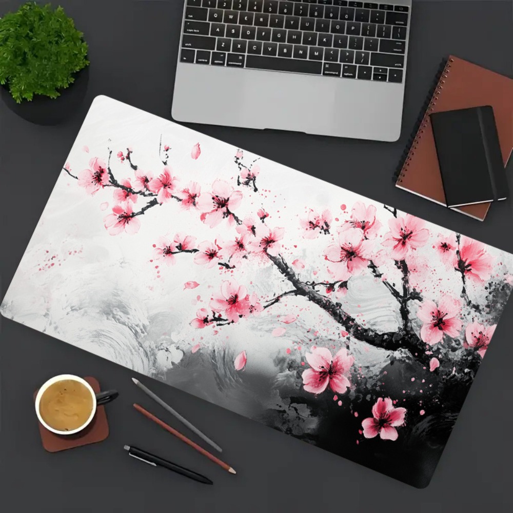 Mouse pad grande Sakura, acess - Desk Setup Simple avaliação e preço