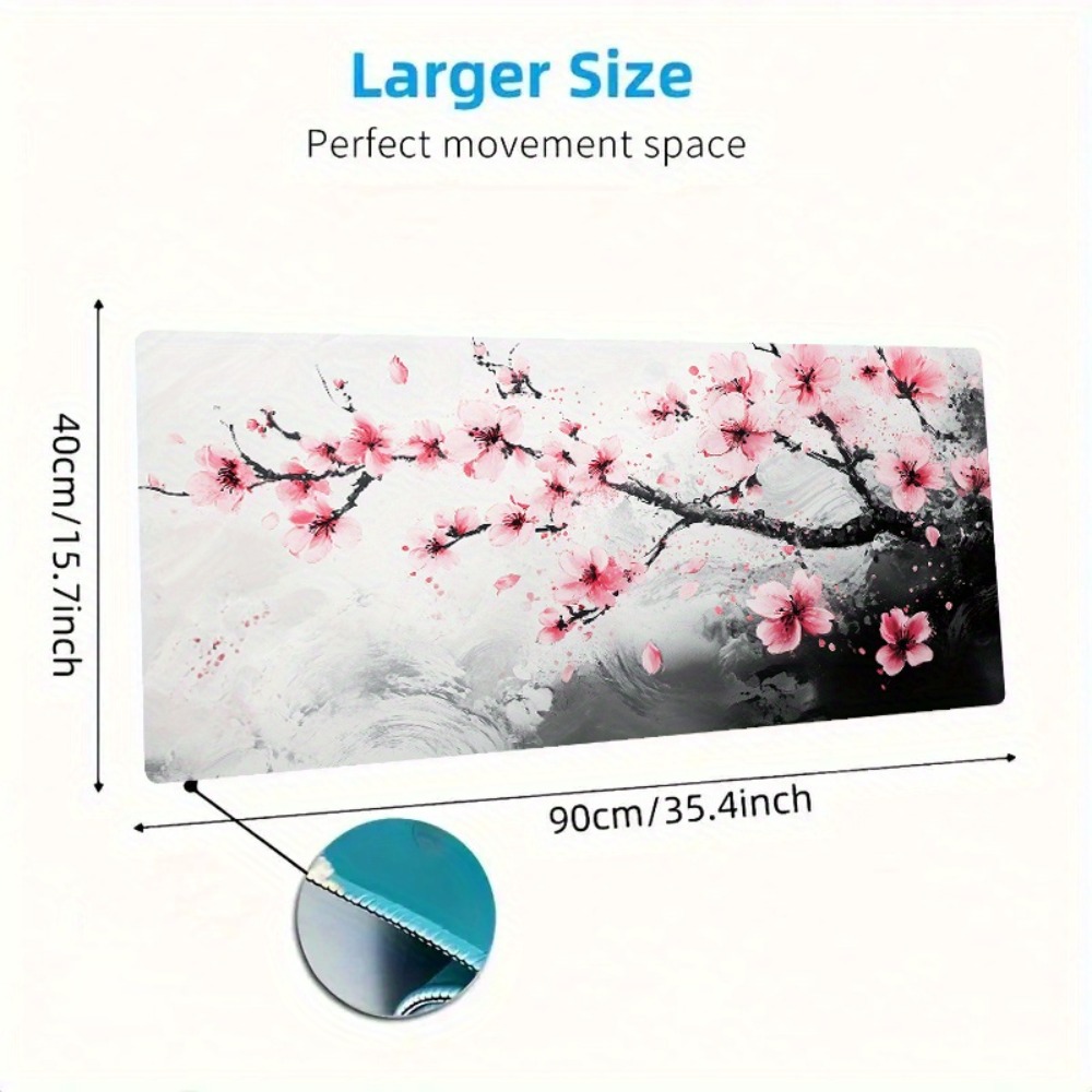 Mouse pad grande Sakura, acess - Desk Setup Simple avaliação e preço