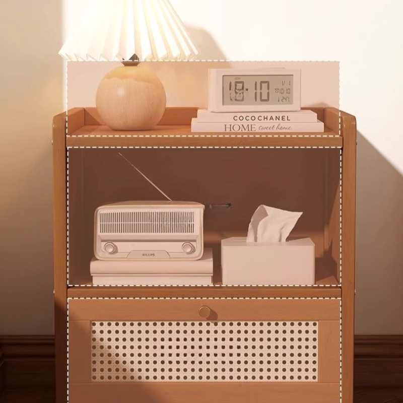 Armário de cabeceira de piso d - Drawer Organizer Bamboo avaliação e preço