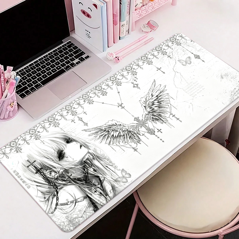 Mousepad de Couro Preto e Bran - Desk Setup Aesthetic avaliação e preço
