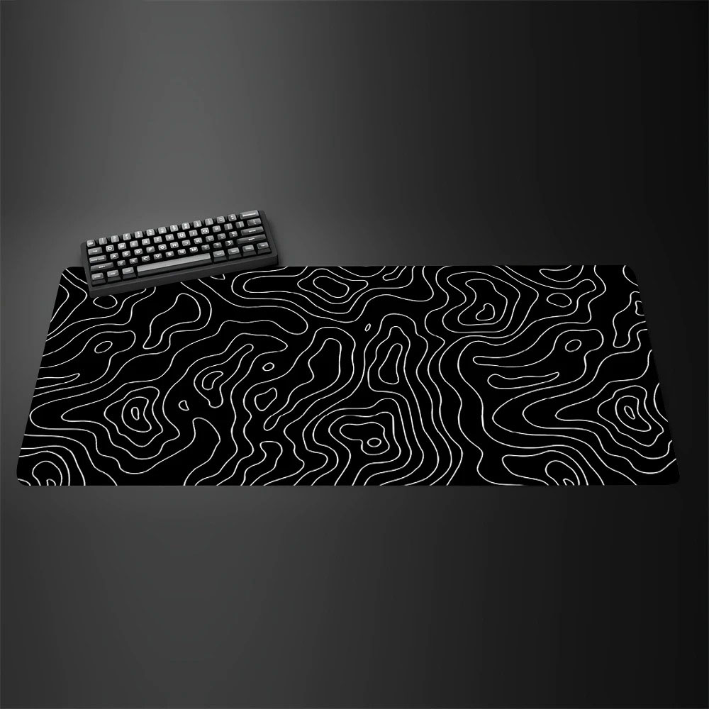 Mousepad Grande para Jogos com - Desk Setup Black And White avaliação e preço
