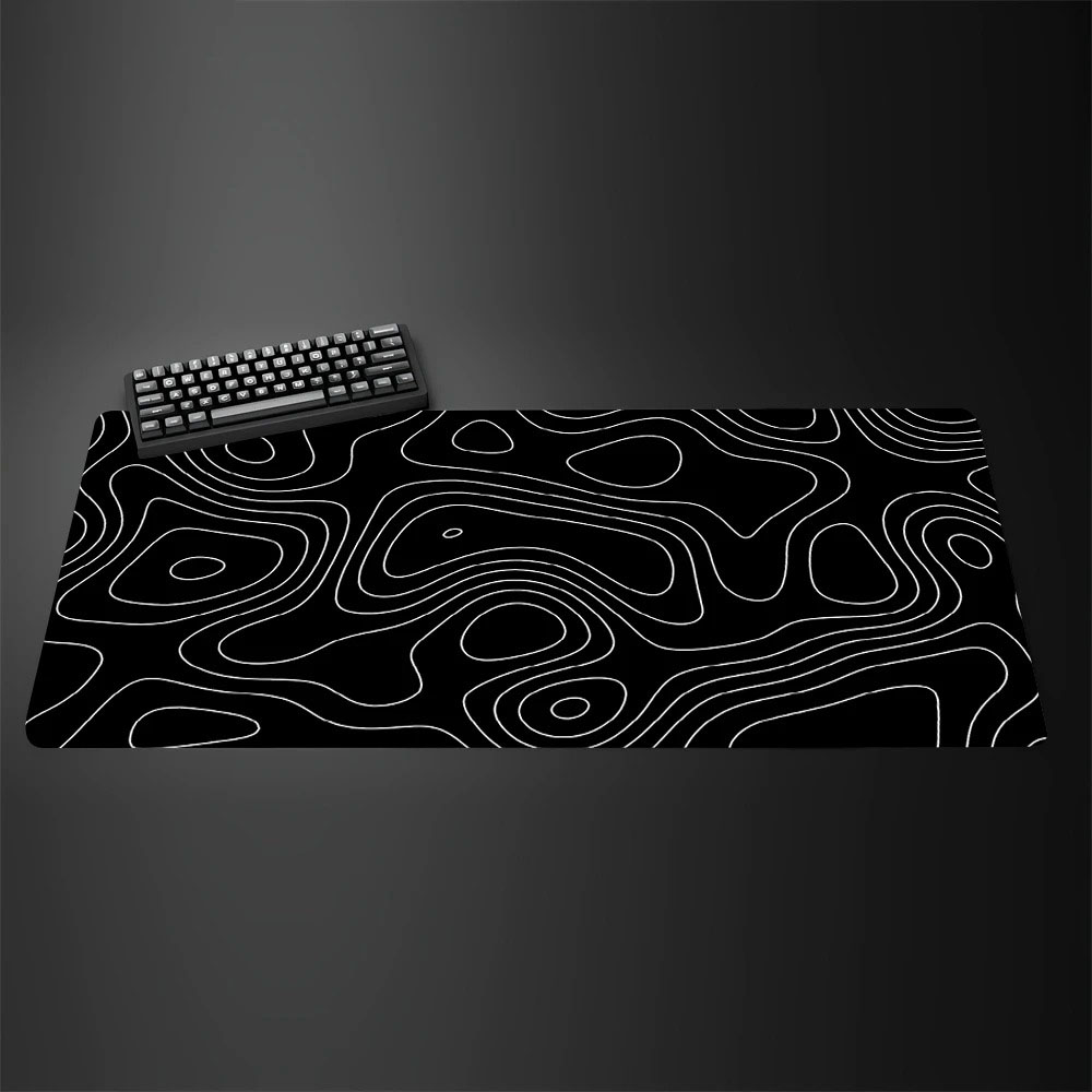 Mousepad Grande para Jogos com - Desk Setup Black And White avaliação e preço